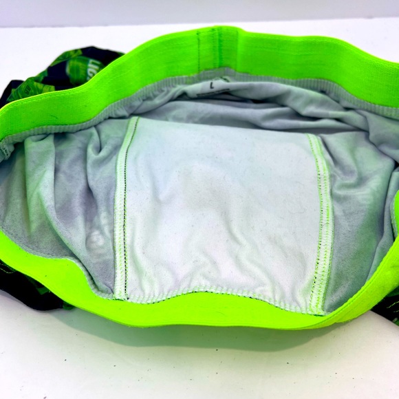 CRAZY BOXER BUD LIGHT GREEN & BLACK COLOR LARGE SIZE 92% POLYESTER 8% ELASTHANNE - Picture 8 of 10